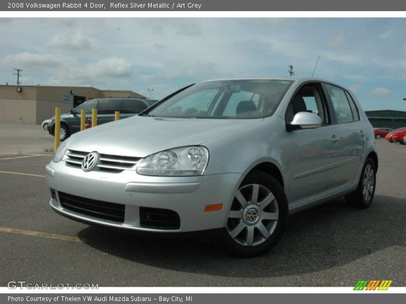 Reflex Silver Metallic / Art Grey 2008 Volkswagen Rabbit 4 Door
