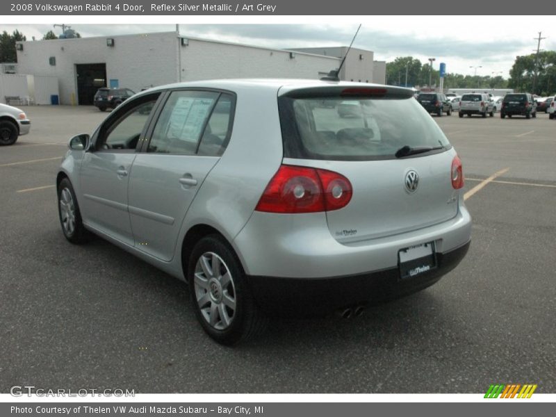 Reflex Silver Metallic / Art Grey 2008 Volkswagen Rabbit 4 Door