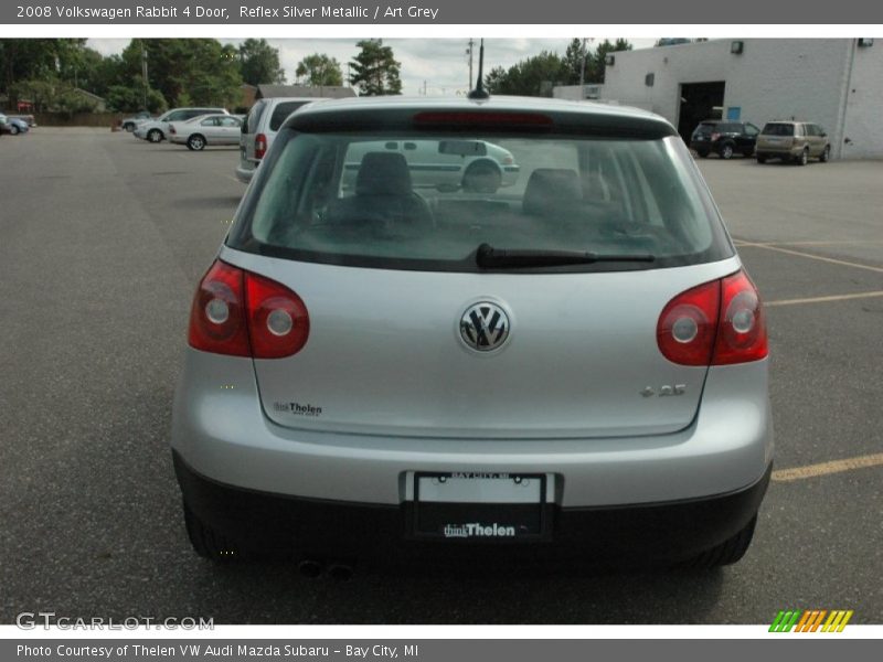 Reflex Silver Metallic / Art Grey 2008 Volkswagen Rabbit 4 Door
