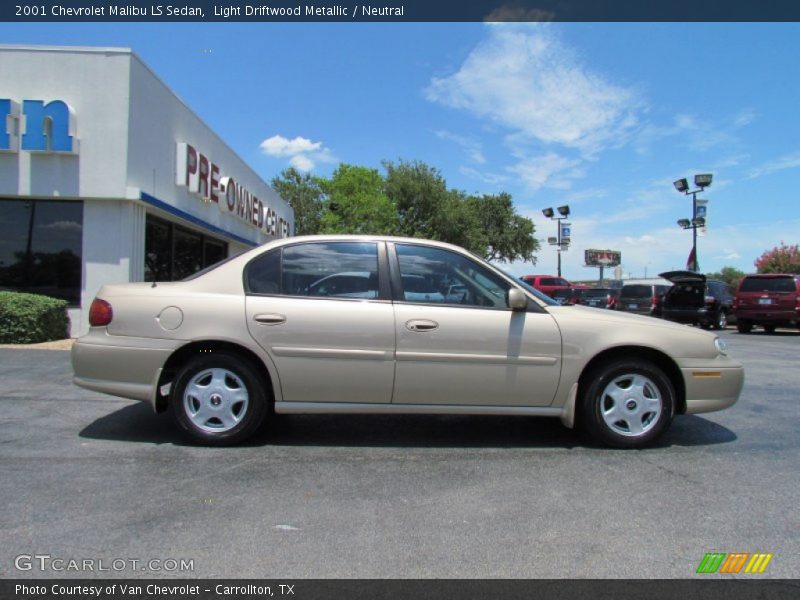 Light Driftwood Metallic / Neutral 2001 Chevrolet Malibu LS Sedan
