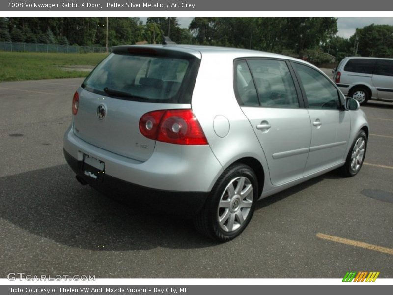 Reflex Silver Metallic / Art Grey 2008 Volkswagen Rabbit 4 Door