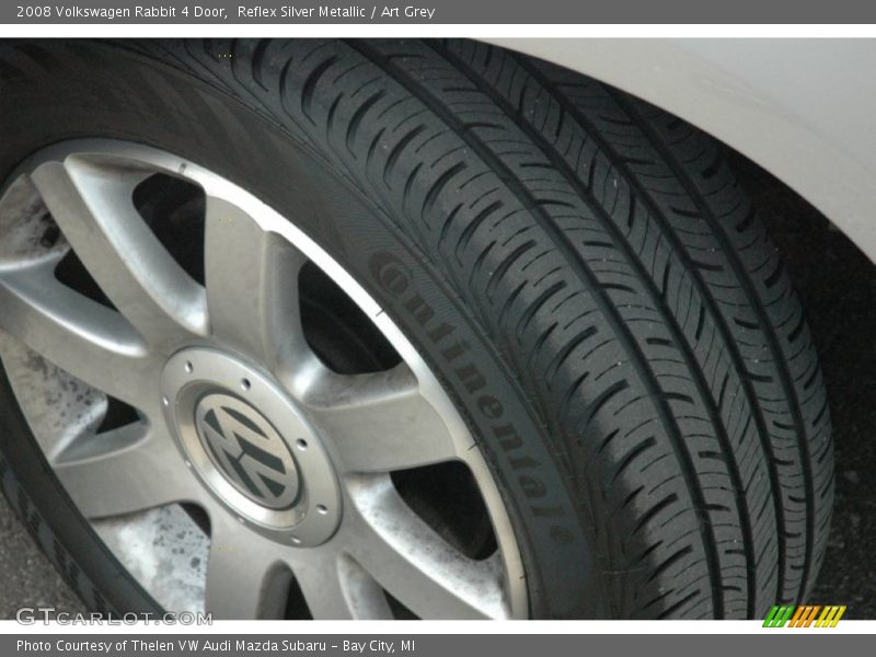 Reflex Silver Metallic / Art Grey 2008 Volkswagen Rabbit 4 Door