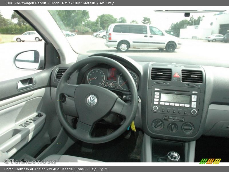 Reflex Silver Metallic / Art Grey 2008 Volkswagen Rabbit 4 Door