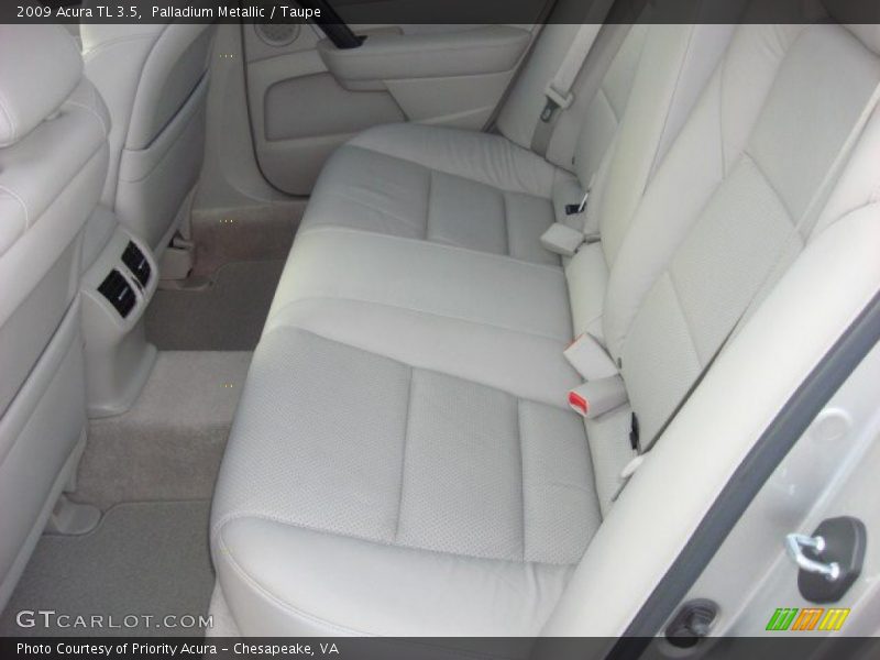 Palladium Metallic / Taupe 2009 Acura TL 3.5