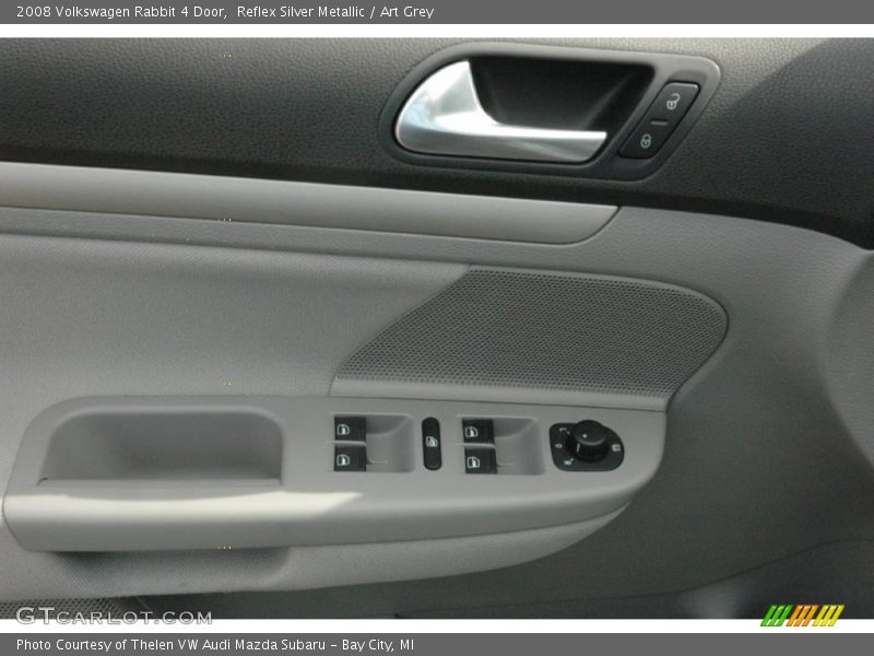 Reflex Silver Metallic / Art Grey 2008 Volkswagen Rabbit 4 Door