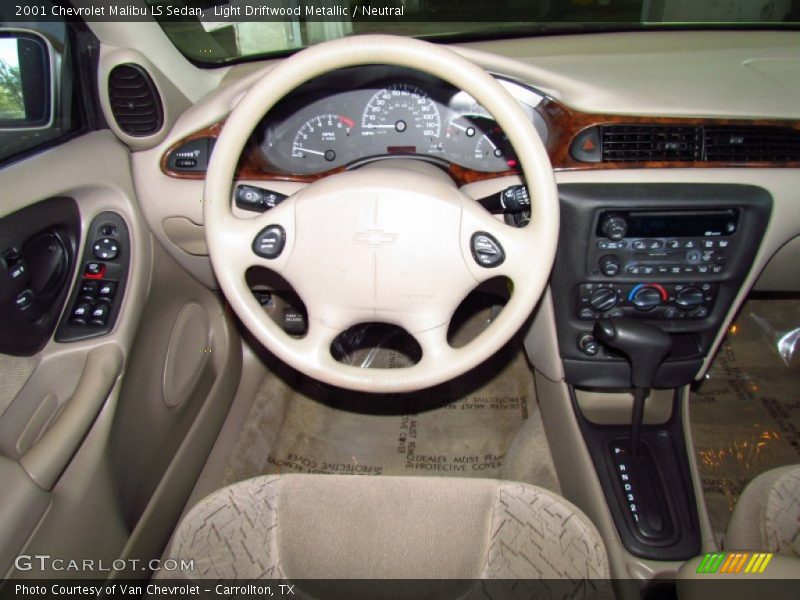Light Driftwood Metallic / Neutral 2001 Chevrolet Malibu LS Sedan