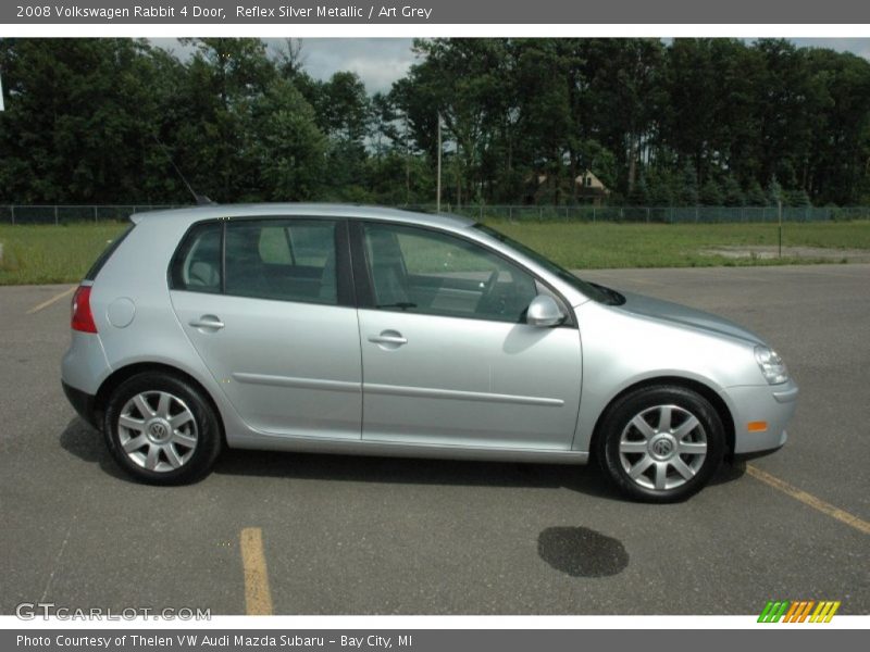 Reflex Silver Metallic / Art Grey 2008 Volkswagen Rabbit 4 Door