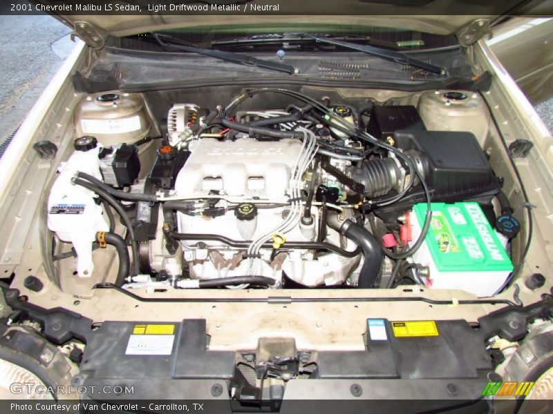 Light Driftwood Metallic / Neutral 2001 Chevrolet Malibu LS Sedan