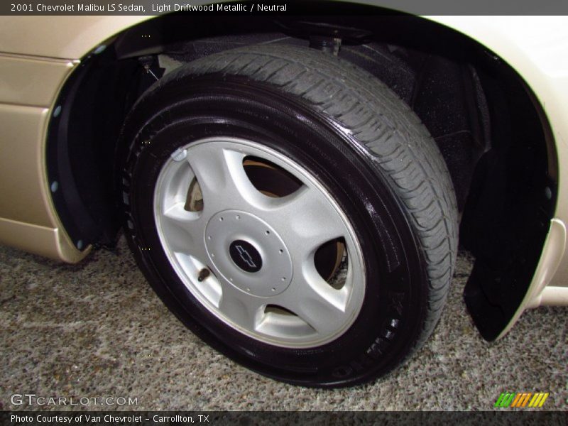 Light Driftwood Metallic / Neutral 2001 Chevrolet Malibu LS Sedan