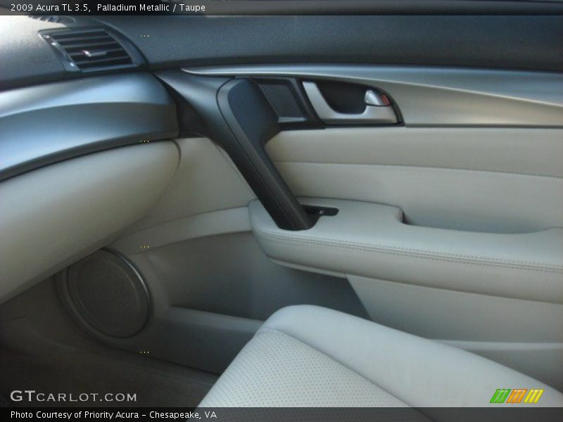 Palladium Metallic / Taupe 2009 Acura TL 3.5