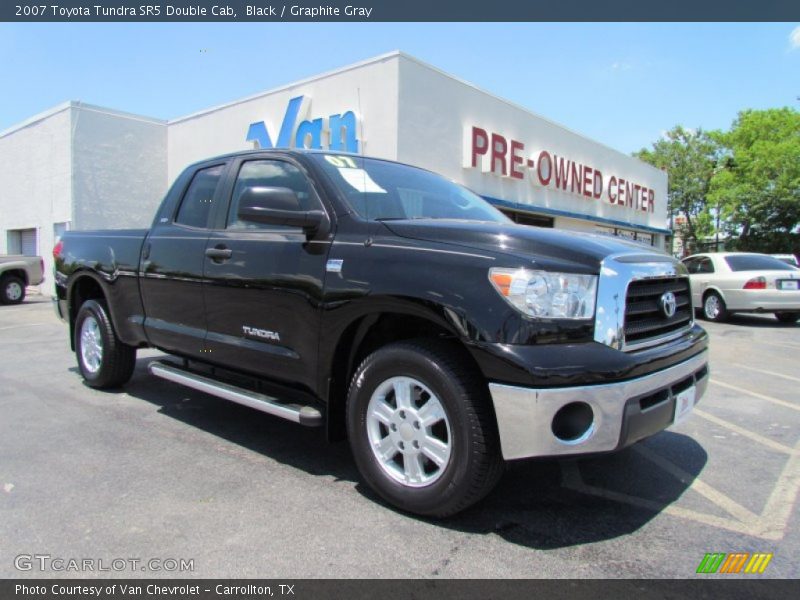 Black / Graphite Gray 2007 Toyota Tundra SR5 Double Cab