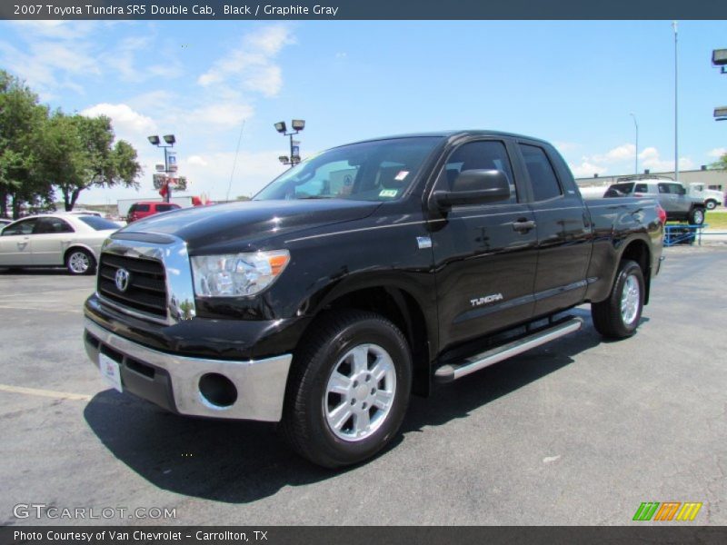 Black / Graphite Gray 2007 Toyota Tundra SR5 Double Cab