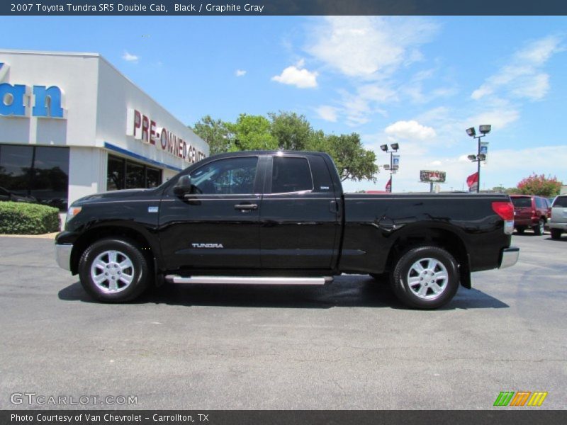 Black / Graphite Gray 2007 Toyota Tundra SR5 Double Cab