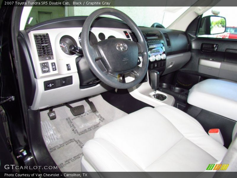 Black / Graphite Gray 2007 Toyota Tundra SR5 Double Cab