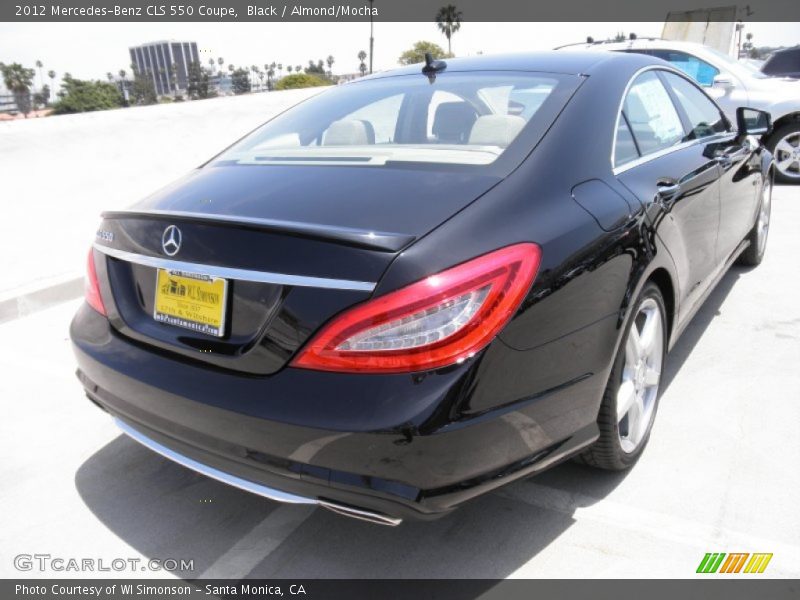 Black / Almond/Mocha 2012 Mercedes-Benz CLS 550 Coupe