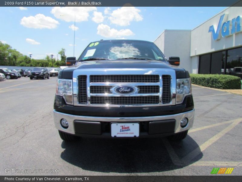 Black / Black/Black 2009 Ford F150 Lariat SuperCrew