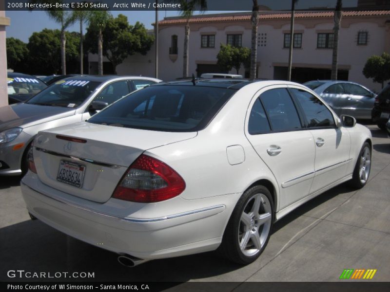 Arctic White / Cashmere 2008 Mercedes-Benz E 350 Sedan