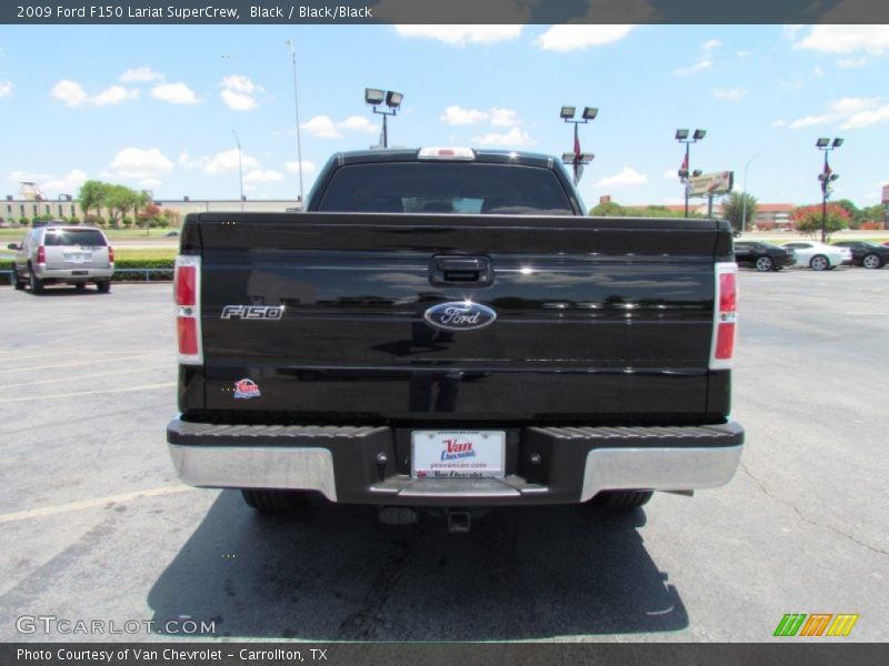 Black / Black/Black 2009 Ford F150 Lariat SuperCrew