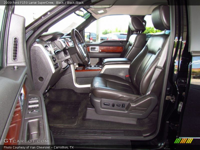 Black / Black/Black 2009 Ford F150 Lariat SuperCrew