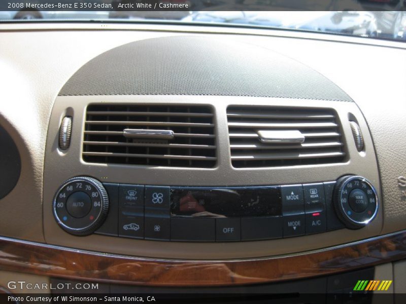 Arctic White / Cashmere 2008 Mercedes-Benz E 350 Sedan