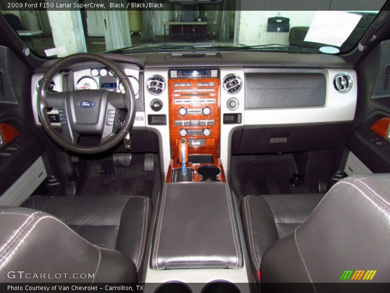 Black / Black/Black 2009 Ford F150 Lariat SuperCrew