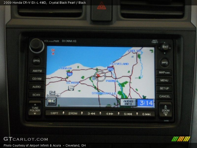 Navigation of 2009 CR-V EX-L 4WD