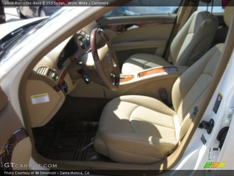 Arctic White / Cashmere 2008 Mercedes-Benz E 350 Sedan