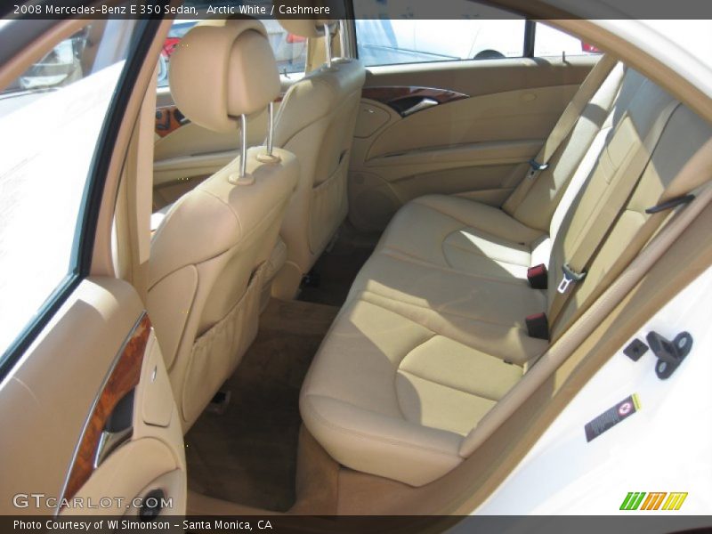 Arctic White / Cashmere 2008 Mercedes-Benz E 350 Sedan