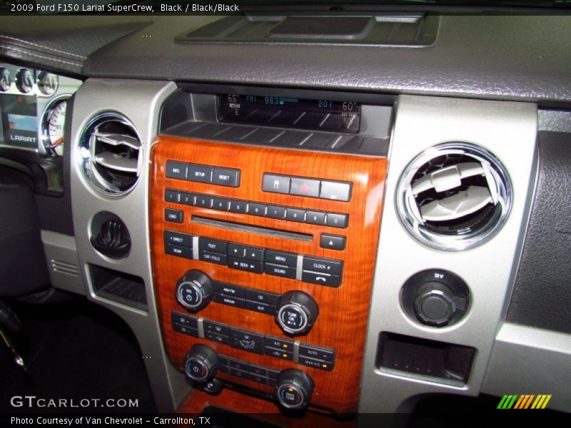 Black / Black/Black 2009 Ford F150 Lariat SuperCrew