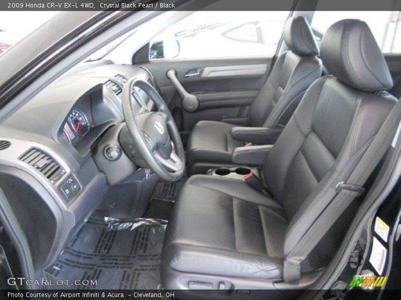  2009 CR-V EX-L 4WD Black Interior