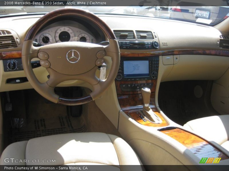 Arctic White / Cashmere 2008 Mercedes-Benz E 350 Sedan
