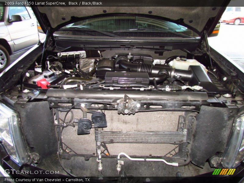 Black / Black/Black 2009 Ford F150 Lariat SuperCrew