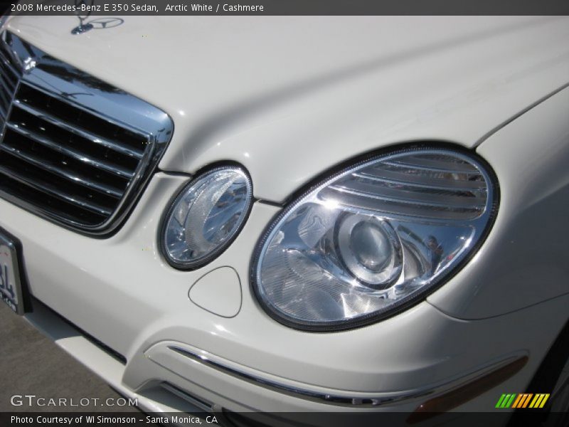 Arctic White / Cashmere 2008 Mercedes-Benz E 350 Sedan