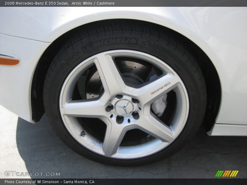 Arctic White / Cashmere 2008 Mercedes-Benz E 350 Sedan