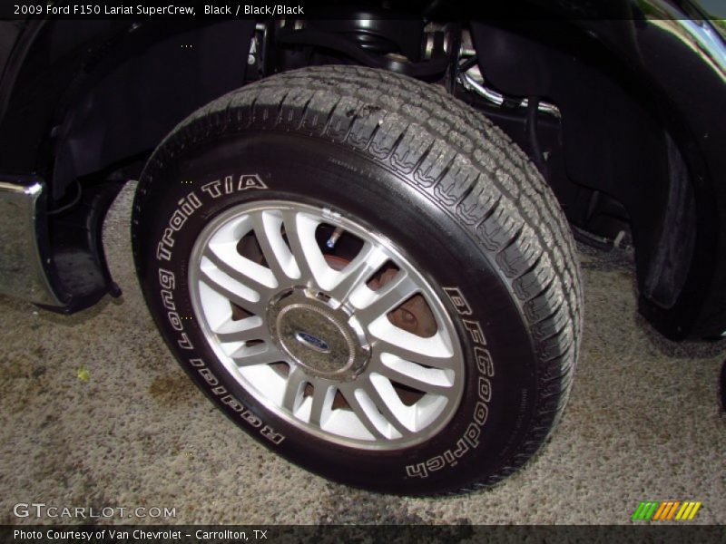 Black / Black/Black 2009 Ford F150 Lariat SuperCrew