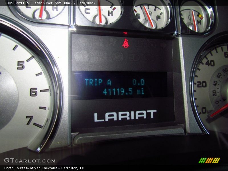Black / Black/Black 2009 Ford F150 Lariat SuperCrew