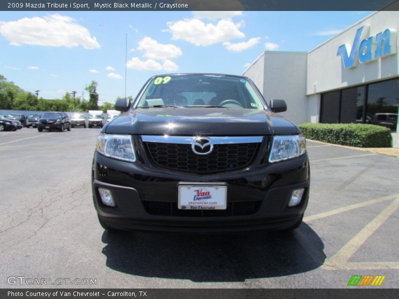 Mystic Black Metallic / Graystone 2009 Mazda Tribute i Sport