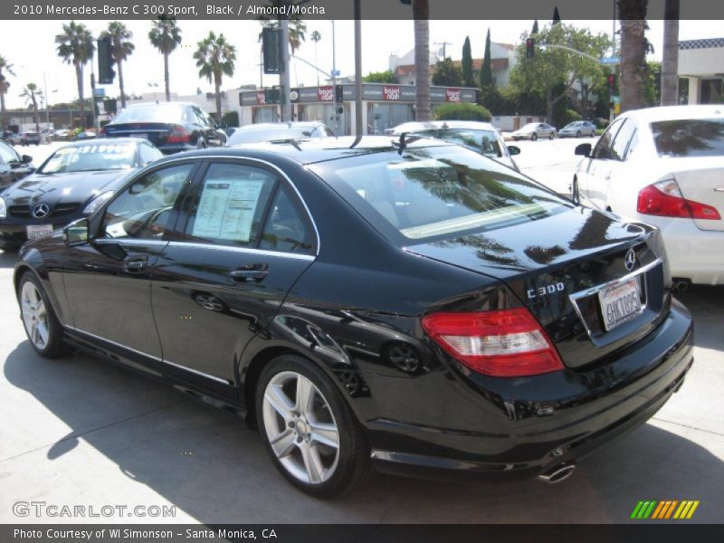 Black / Almond/Mocha 2010 Mercedes-Benz C 300 Sport