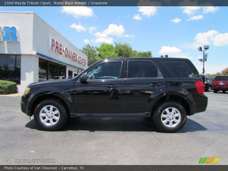 Mystic Black Metallic / Graystone 2009 Mazda Tribute i Sport