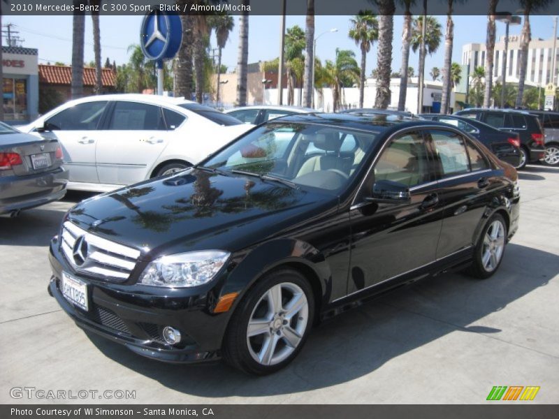 Black / Almond/Mocha 2010 Mercedes-Benz C 300 Sport