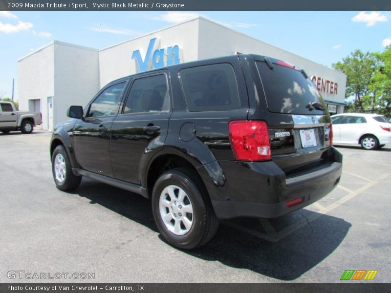 Mystic Black Metallic / Graystone 2009 Mazda Tribute i Sport