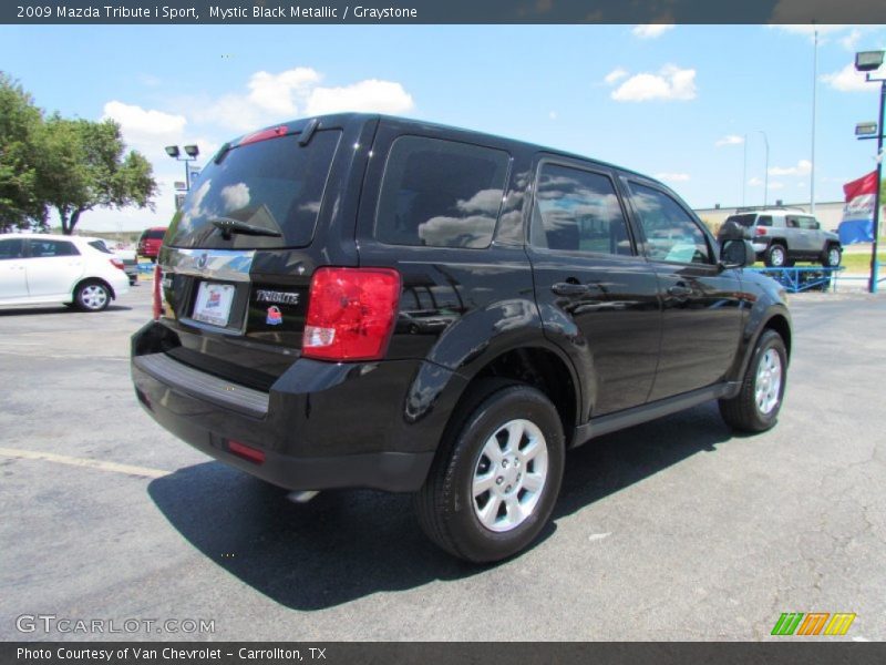 Mystic Black Metallic / Graystone 2009 Mazda Tribute i Sport