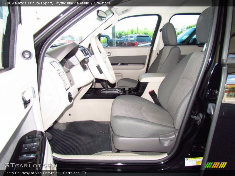 Mystic Black Metallic / Graystone 2009 Mazda Tribute i Sport