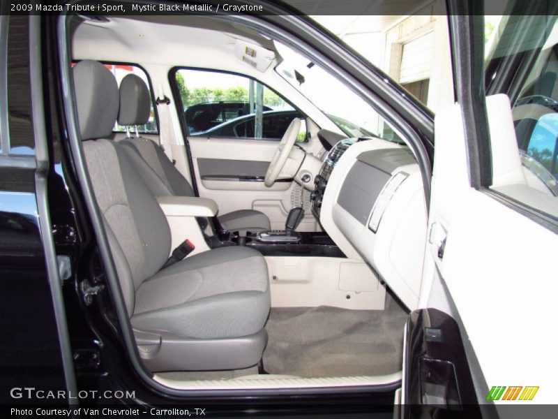 Mystic Black Metallic / Graystone 2009 Mazda Tribute i Sport