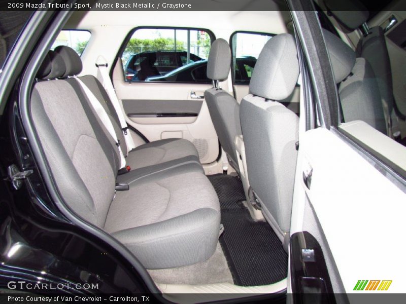 Mystic Black Metallic / Graystone 2009 Mazda Tribute i Sport