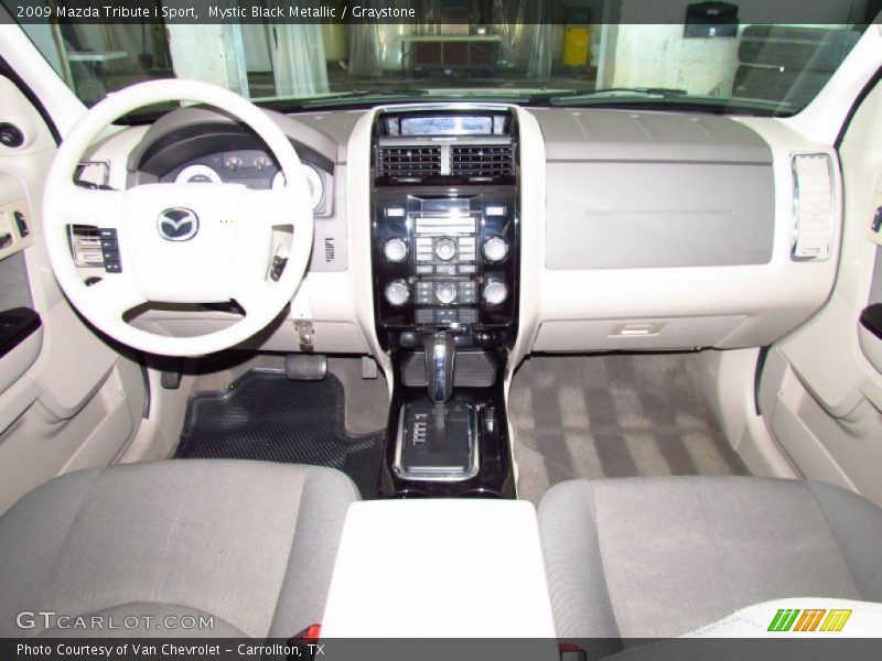 Mystic Black Metallic / Graystone 2009 Mazda Tribute i Sport