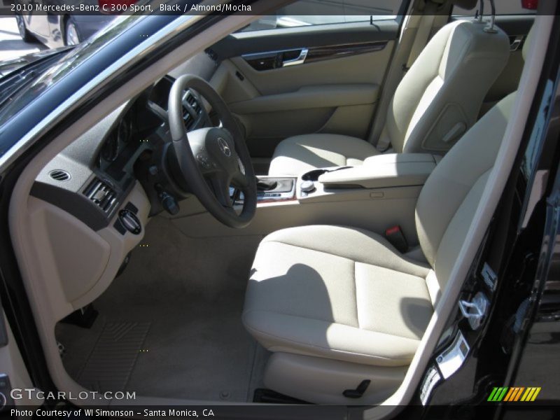 Black / Almond/Mocha 2010 Mercedes-Benz C 300 Sport