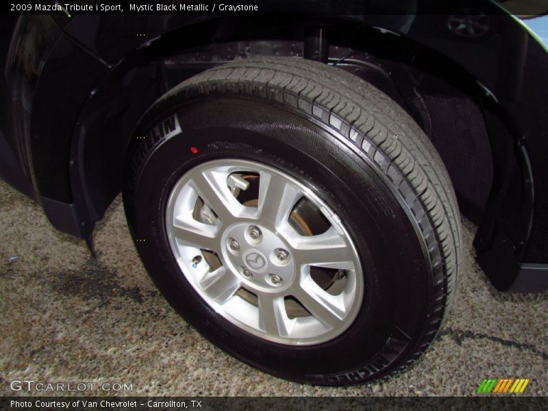 Mystic Black Metallic / Graystone 2009 Mazda Tribute i Sport