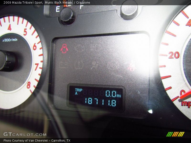 Mystic Black Metallic / Graystone 2009 Mazda Tribute i Sport
