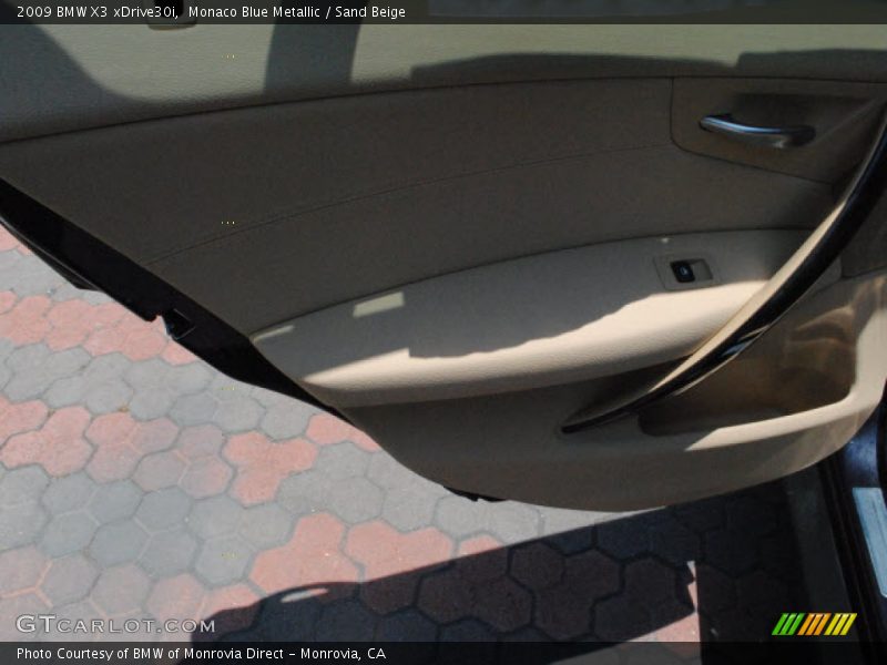 Monaco Blue Metallic / Sand Beige 2009 BMW X3 xDrive30i